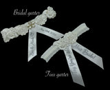 Wedding Bridal Garter Set l Bridal l Toss Garter~ 020G