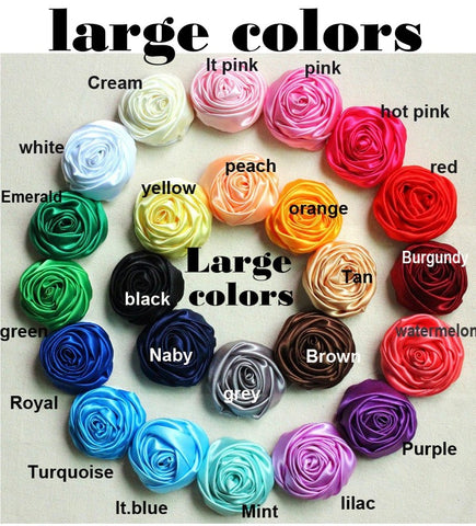 30pcs Deluxe Satin Roses DIY Bridal Bouquets SATIN-003