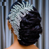 HP02380 - Swarovski Crystals l Rhinestone l Vintage l Bridal Vine Hairpiece l Tiara l Crown