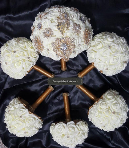 FERN ~ Customize Your Package Real Touch Roses Bouquet