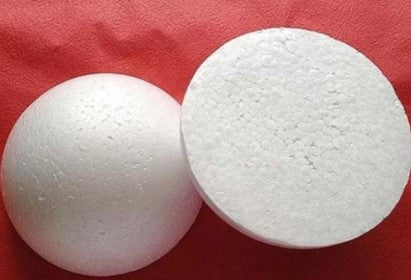 10pcs  4.5" Styrofoam Half Balls HB004