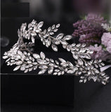 HP03040 Swarovski Crystals l Rhinestone l Vintage l Bridal Vine Hairpiece l Brooches l Tiara l Crown