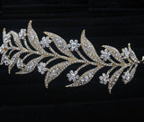 HP-0016 Large Crystal Rhinestone Flower Brooch Brooches SILVER l GOLD l Bridal l Bridesmaids l Hair l Sale!