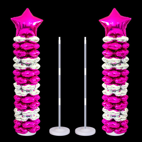 57pcs/set Plastics Balloon Arch Garland Kit Base Rod Buckle Party Wedding Birthday Decoration Kids Adult