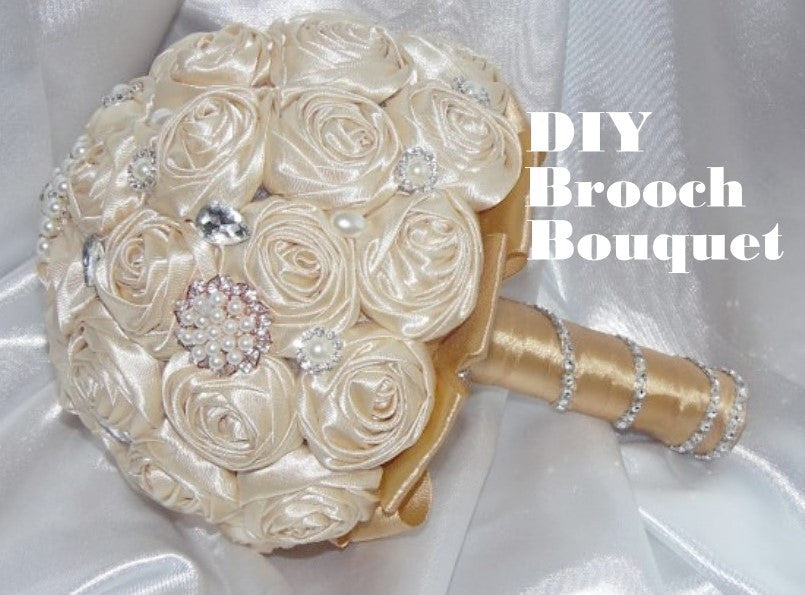 DIY Brooch Bouquet Tutorial