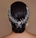 Bridal Hair Accessories l Rhinestone Wedding Forehead Headband l Hair Comb l HairPiece HP-29