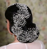 Luxury Bridal Hair Accessories l Rhinestone Wedding Forehead Headband  l Hair Comb l Hairpiece HP-28