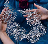 Luxury Bridal Hair Accessories l Rhinestone Wedding Forehead Headband  l Hair Comb l Hairpiece HP-28