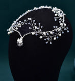 Bridal Hair Accessories l Rhinestone Wedding Forehead Headband l Hair Comb l HairPiece HP-30