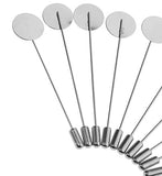 10 Pack Silver Gold Boutonniere Corsage Lapel Pin  BOUT-PINST