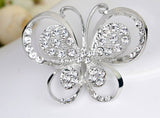 Brooch Rhinestone Crystal Butterfly BR-06