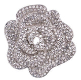 Gold l Rose Gold / Silver Brooch Clear Rhinestone Crystal BR-297