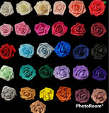 RIA ~  Real Touch Roses Brooch Bouquet or DIY KIT