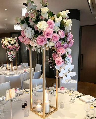 Wrought Iron Wedding Centerpiece Flower Tall Stands