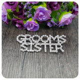Team Bride Brooch Wedding Party Gift Rhinestone Crystal