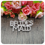 Team Bride Brooch Wedding Party Gift Rhinestone Crystal