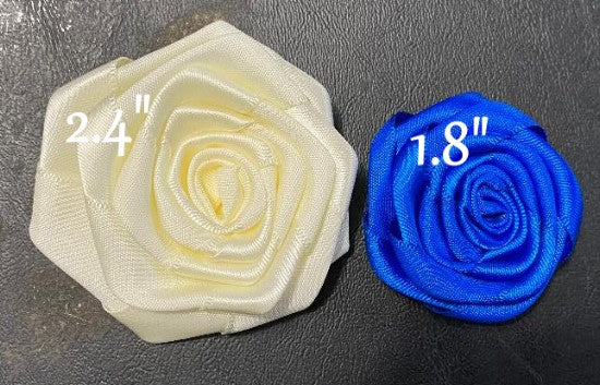 30PCS Satin Rolled Flat Roses FLAT-30 – Bouquets by Nicole