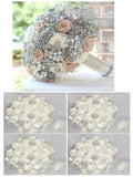 SHELBY ~ Create Your Package Satin Roses Bouquet