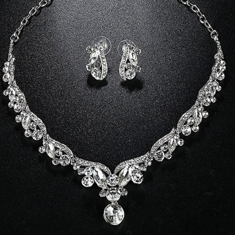 Bridal Prom Jewelry Set JEW-AL900