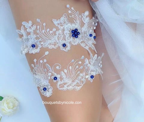 Wedding Bridal Garter Set ~ 001G