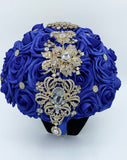 KENYA ~ Real Touch Roses Brooch Bouquet or DIY KIT