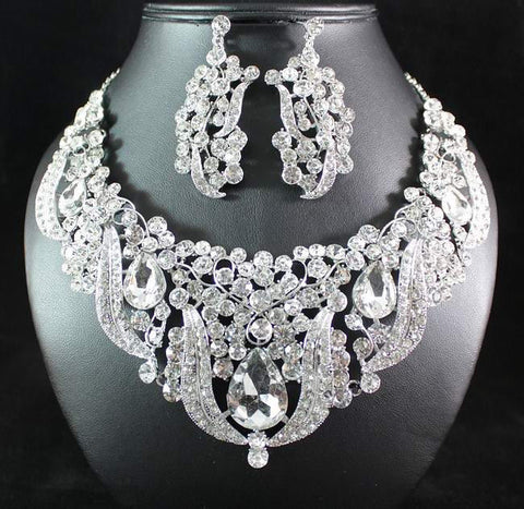 Bridal Prom Jewelry Set JEW-N1623C-20