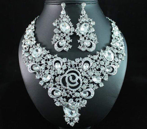 Bridal Prom Jewelry Set JEW-N16910