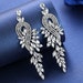 Luxury rhinestone Earrings (Silver & Gold) JS-011