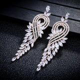 Luxury rhinestone Earrings (Silver & Gold) JS-011