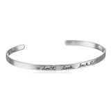 Inspire Jewelry DON'T LOOK BACK Bracelet Cuff