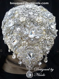 Luxury Brooch Bouquet BCUST- PRINCESS