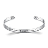Inspire Jewelry REMEMBER I LOVE YOU DAUGHTER Bracelet Cuff
