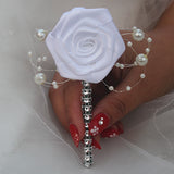 SHELBY ~ Create Your Package Satin Roses Bouquet