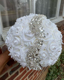 ALYSSA ~ Real Touch Roses Brooch Bouquet or DIY KIT