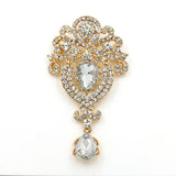 COR-004 Rhinestone Brooch Wrist Corsage Silver l Gold l Prom l Formal l Mothers l Grandmothers  COR-004