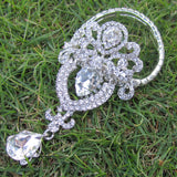 COR-004 Rhinestone Brooch Wrist Corsage Silver l Gold l Prom l Formal l Mothers l Grandmothers  COR-004