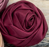 10 pcs Deluxe Satin Roses for DIY Bridal Bouquets SATIN-003