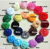 150pcs Deluxe Satin Roses for DIY Bridal Bouquets SATIN-003