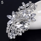 HP-0027 Rhinestone l Booches l Lot SILVER l GOLD l Bridal brooch bouquet l Sash l Wedding Invitations l Napkin Rings Bulk Broaches