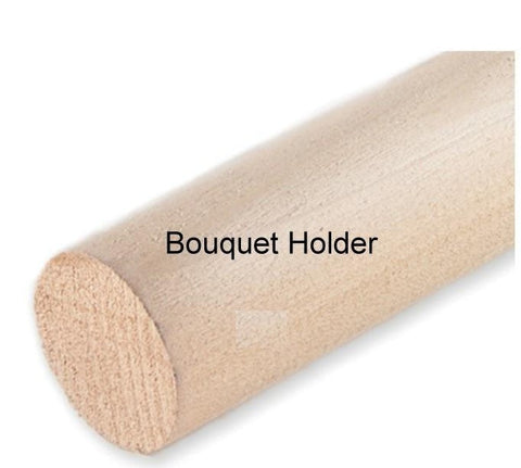 100pcs Wooden Bouquet Holder  WHS-100