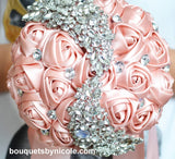 HP-003 l Rhinestone Brooch Hair Comb l Silverl Rose Gold l Gold