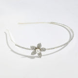HP-006 Flower Girl Rhinestone Pearl Headband Hair Wedding Accessories