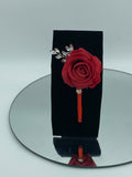 NEEKA ~ Silk Roses Customized Brooch Bouquet