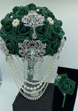NITA ~ Real Touch Roses Brooch Bouquet or DIY KIT