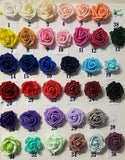 Real Touch Rose Boutonnières Pin Formal Wear Wedding Prom RT-BL1