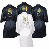 Bridal Bridesmaids Wedding Party Gifts Personalized Robes