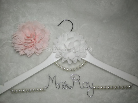 Personalized Wedding Hanger Bridal Bridesmaids Hanger Wedding Party Gift
