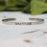 4mm Inspirational Bracelet Stainless Steel Cuff Jewelry