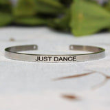 4mm Inspirational Bracelet Stainless Steel Cuff Jewelry