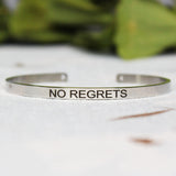 4mm Inspirational Bracelet Stainless Steel Cuff Jewelry